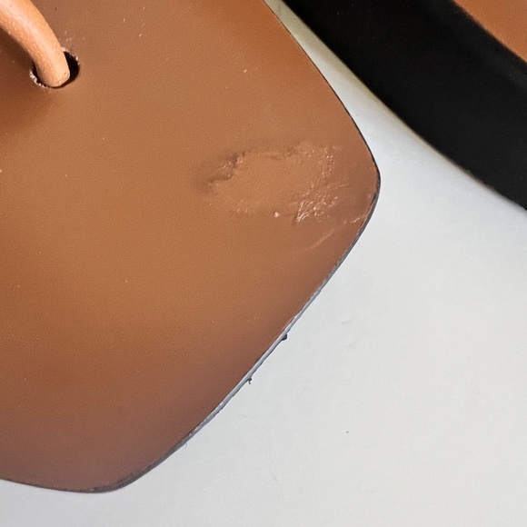 ATP ATELIER Flatform Vacchetta Leather Sandal in Terra/Black Size 39 with Box - Picture 6 of 13